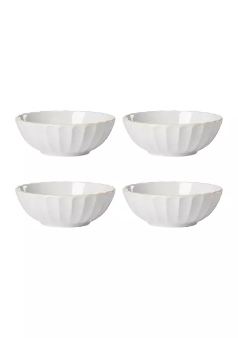 Hot Sale 👍 Lenox® French Perle Scallop Bowl Set of 4 ⌛ 1 Hot Sale 👍 Lenox® French Perle Scallop Bowl Set of 4 ⌛