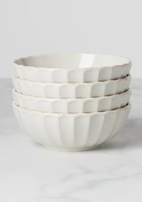 Hot Sale 👍 Lenox® French Perle Scallop Bowl Set of 4 ⌛ 3 Hot Sale 👍 Lenox® French Perle Scallop Bowl Set of 4 ⌛ - Image 3