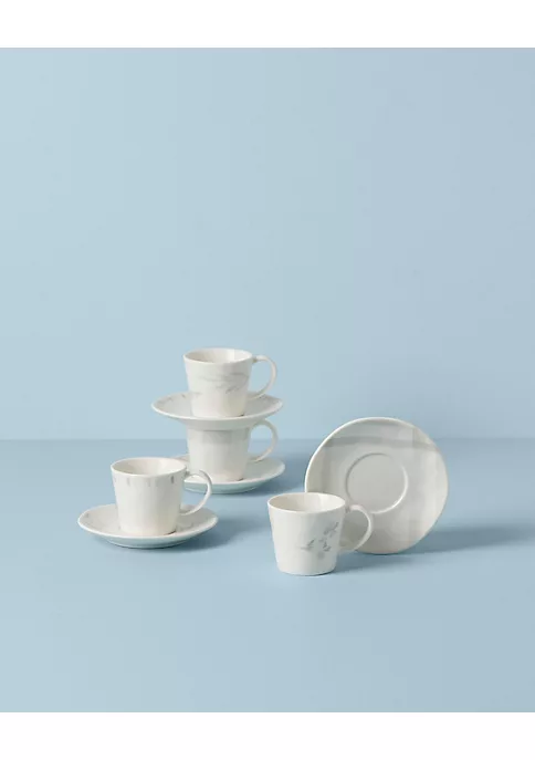 Flash Sale ✨ Lenox Oyster Bay 8-Piece Espresso Cup & Saucer Set ✔️ 4 Flash Sale ✨ Lenox Oyster Bay 8-Piece Espresso Cup & Saucer Set ✔️ - Image 4
