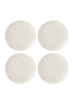 Brand new 🎁 Lenox® Textured Neutrals Vines 4-Piece Accent Plate Set ⌛