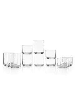 Deals 🔔 Lenox Tuscany Classics Stackable 12-Piece Tall & Short Glasses 🤩