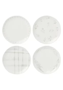 Budget 🔥 Lenox Oyster Bay 4-Piece Accent Plates 😍 -Lenox store Belk 961