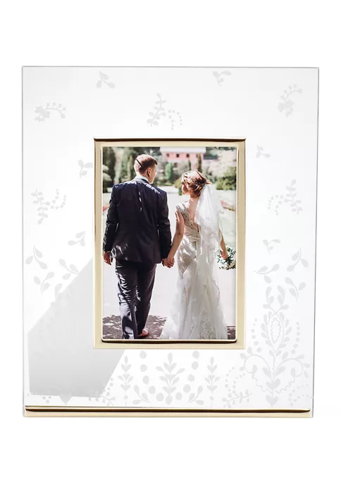 Budget 🧨 Lenox® Opal Innocence Flourish Glass Picture Frame ⌛ 1 Budget 🧨 Lenox® Opal Innocence Flourish Glass Picture Frame ⌛