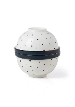 Coupon 😍 Lenox Blue Bay Luna 8-Piece Nesting Dinnerware Set 👍 -Lenox store Belk 974