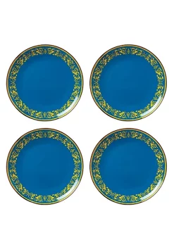 Buy 🔥 Lenox LX Remix Blue 4-Piece Accent Plate Set 😉